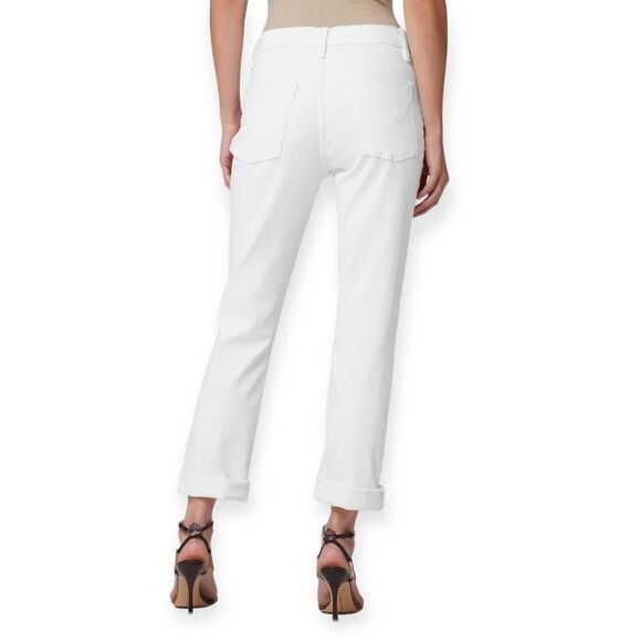 HUDSON JEANS Thalia Straight Leg 90s Jeans in White Mustang Size 31 NEW - Picture 7 of 15